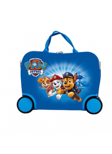 Kids trolley PAW PATROL SUITCASE BLUE RIDE ON