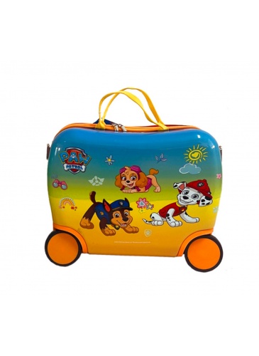 Kids trolley PAW PATROL SUITCASE YELLOW RIDE ON