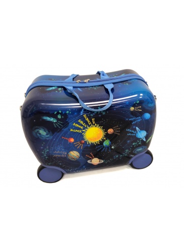 Kids trolley SUITCASE RIDE ON - COSMOS
