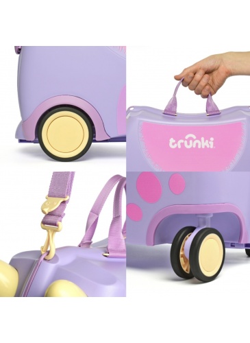 Vaikų mažasis lagaminas Trunki GLIDE 360 CASSIE THE CAT