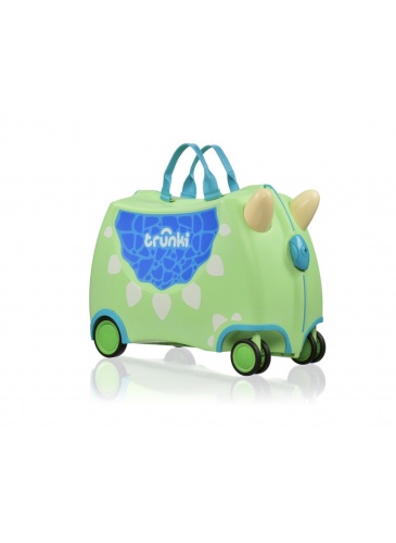 Vaikų mažasis lagaminas Trunki GLIDE 360 DUDLEY THE DINOSAUR