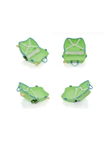 Vaikų mažasis lagaminas Trunki GLIDE 360 DUDLEY THE DINOSAUR