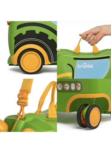 Vaikų mažasis lagaminas Trunki GLIDE 360 TILLY THE TRACTOR