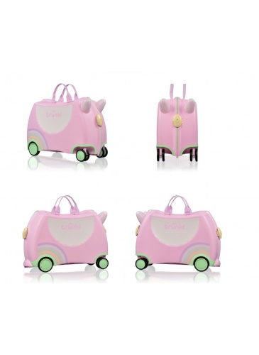 Vaikų mažasis lagaminas Trunki GLIDE 360 UNA THE UNICORN