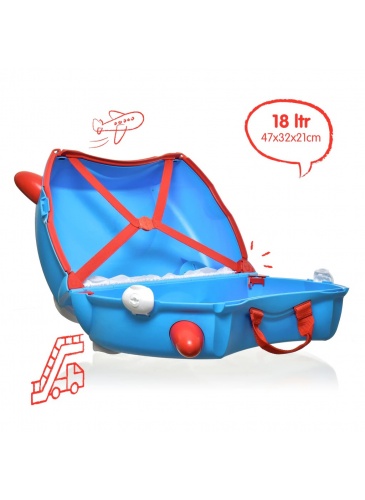 Laste väike kohver  Trunki Amelia Aeroplane