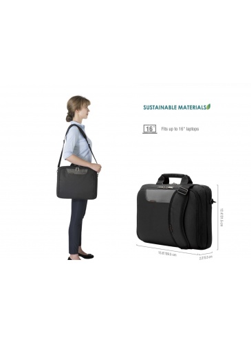Krepšys kompiuteriui EVERKI 16 ADVANCE ECO BRIEFCASE