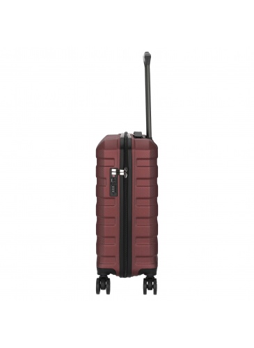 Kohver 55 cm D&N Lederwaren bordeaux
