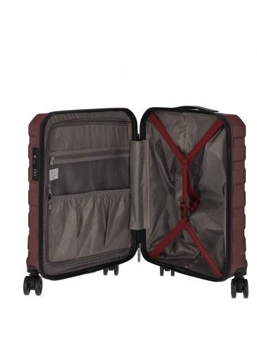 Kohver 55 cm D&N Lederwaren bordeaux