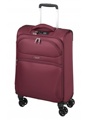 Trolley 55 cm D&N Lederwaren Bordo