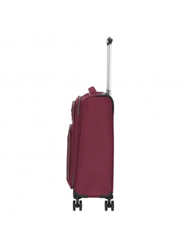Kohver 55 cm D&N Lederwaren Purple