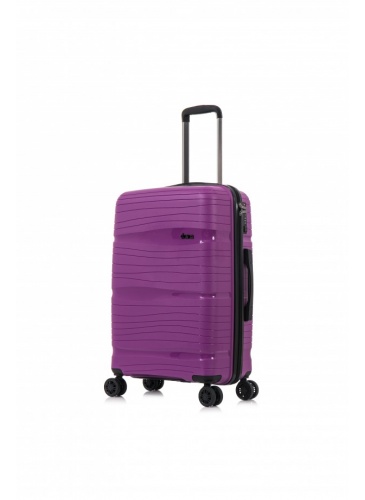 Kohver 55 cm D&N Lederwaren lilla