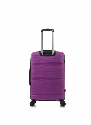 Kohver 55 cm D&N Lederwaren lilla
