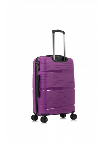 Kohver 55 cm D&N Lederwaren lilla