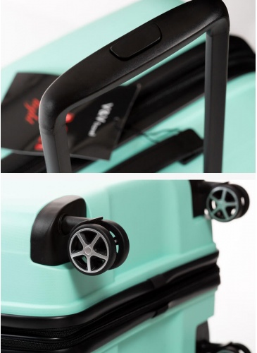 Lagaminas 55 cm V&V TRAVEL FLASH LIGHT Tiffany