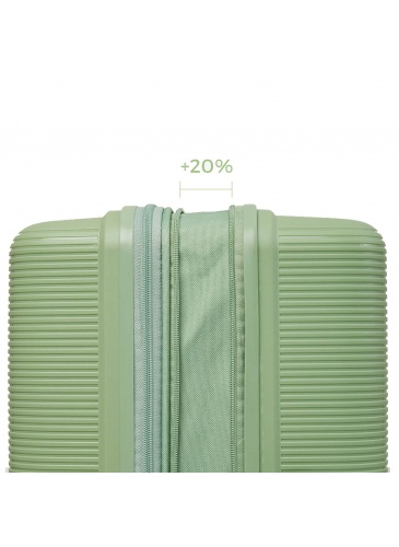 Kohver 65 cm ECHOLAC FORZA roheline