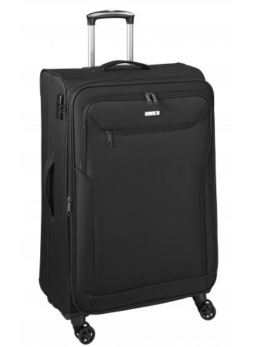 Lagaminas 66 cm D&N Lederwaren Black