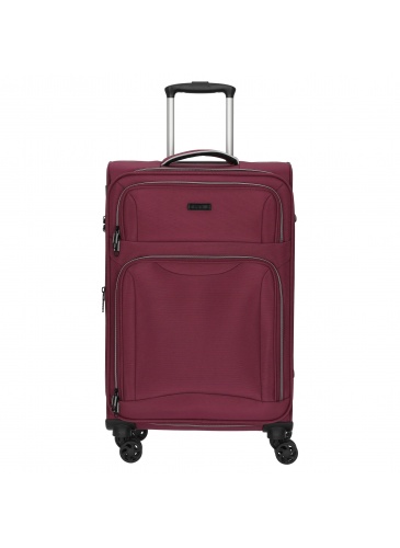 Kohver 66 cm D&N Lederwaren Purple