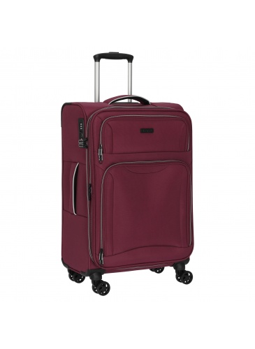 Kohver 66 cm D&N Lederwaren Purple