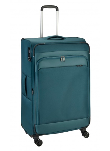 Kohver 67 cm D&N Lederwaren Petrol