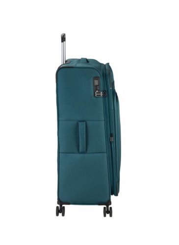 Kohver 76 cm D&N Lederwaren Petrol