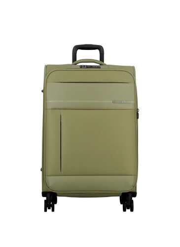 Kohver 67 cm JUMP MONTHELYS medium Expandable 4 wheels GREEN