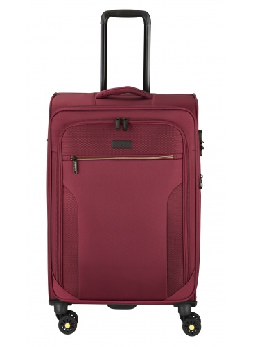 Lagaminas 68 cm D&N Lederwaren Bordo