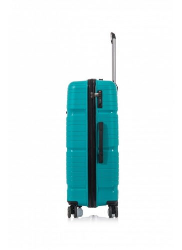 Kohver 78 cm D&N Lederwaren Petrol