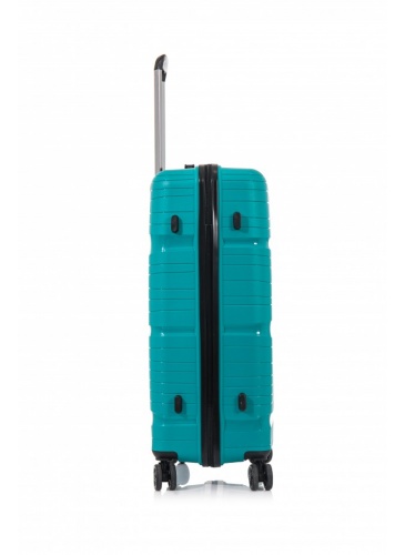 Kohver 78 cm D&N Lederwaren Petrol