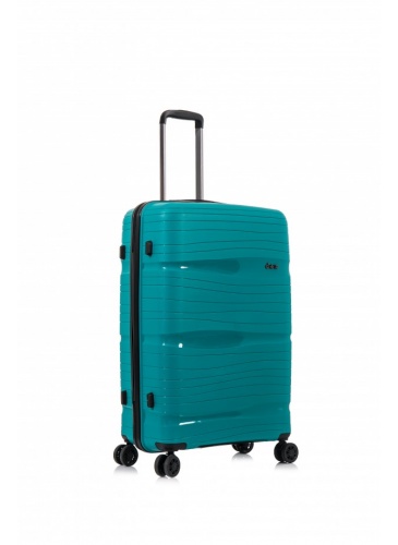 Kohver 78 cm D&N Lederwaren Petrol