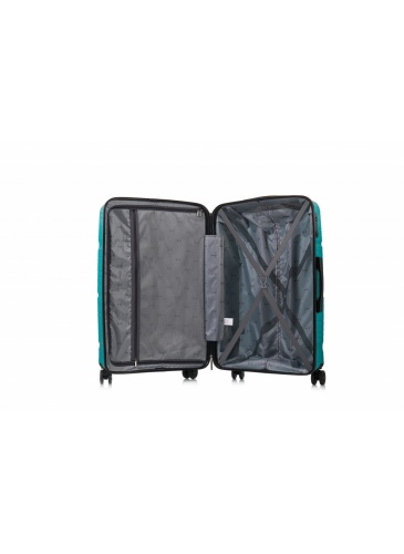 Kohver 78 cm D&N Lederwaren Petrol