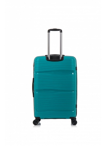Kohver 78 cm D&N Lederwaren Petrol
