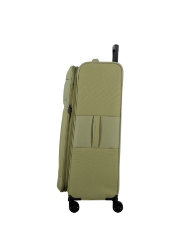 Kohver 78 cm JUMP MONTHELYS Expandable 4 wheels GREEN