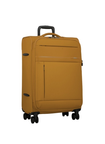 Lagaminas 66 cm JUMP MONTHELYS medium Expandable 4 wheels Yellow