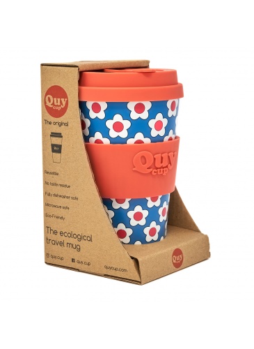 Kruus QuyCup 400 ml RePET Daisy Blue