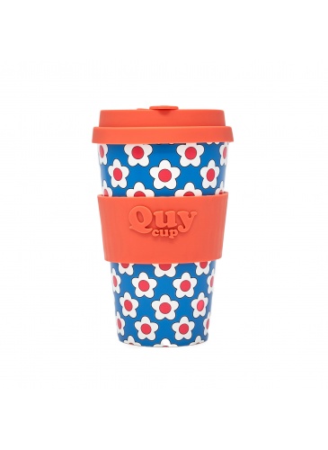 Kruus QuyCup 400 ml RePET Daisy Blue