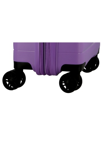 Kohver 55 cm JUMP STRIPER lavander