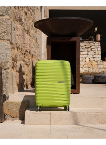 Rankinis bagažas 55 cm JUMP XWAVE Citron vert