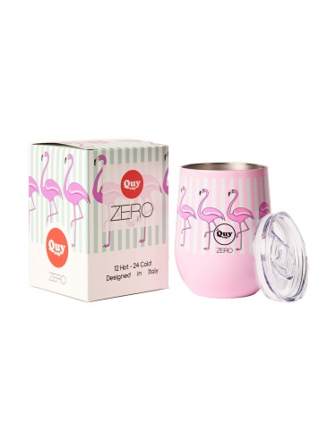 Termo puodelis Quy Cup Zero CUP 300 ml Flamingo